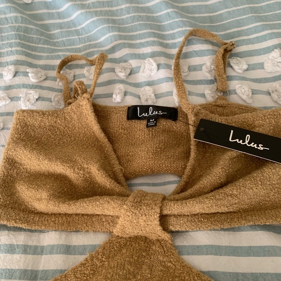 Lulu’s “The Way I Feel” Tan Cutout Midi Dress - Picture 3 of 6